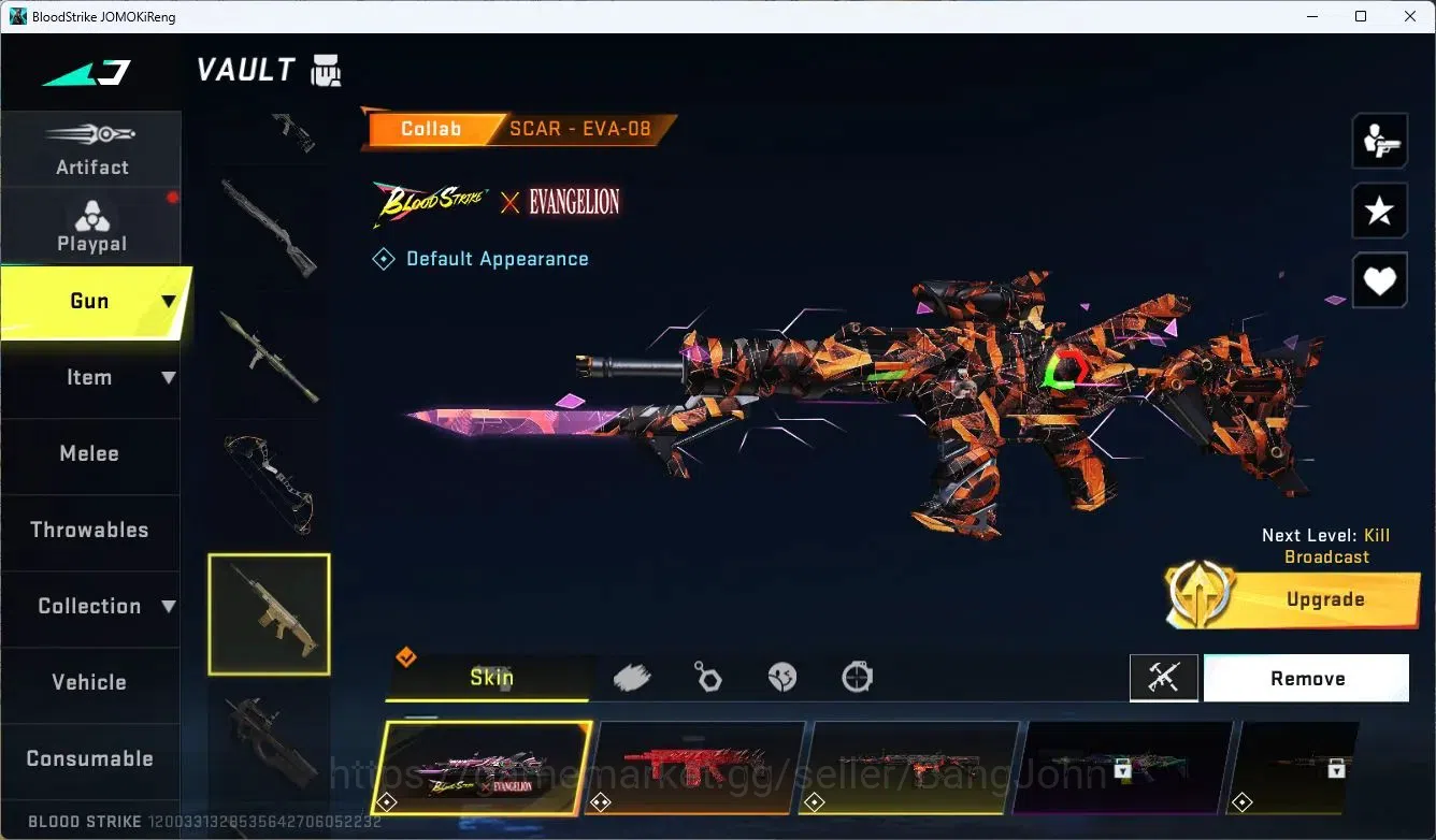 Blood Strike Accounts ASIA|1 EVO: FAL-Evolved Draco|1 EVA|3 Collab Guns| image 4