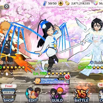 Bleach: Brave Souls Accounts High-End [GLOBAL]50K Orb|Giselle,Candice TYBW26,Rukia,Ichigo 10th Anniv,Ganju TYBW25,Byakuya