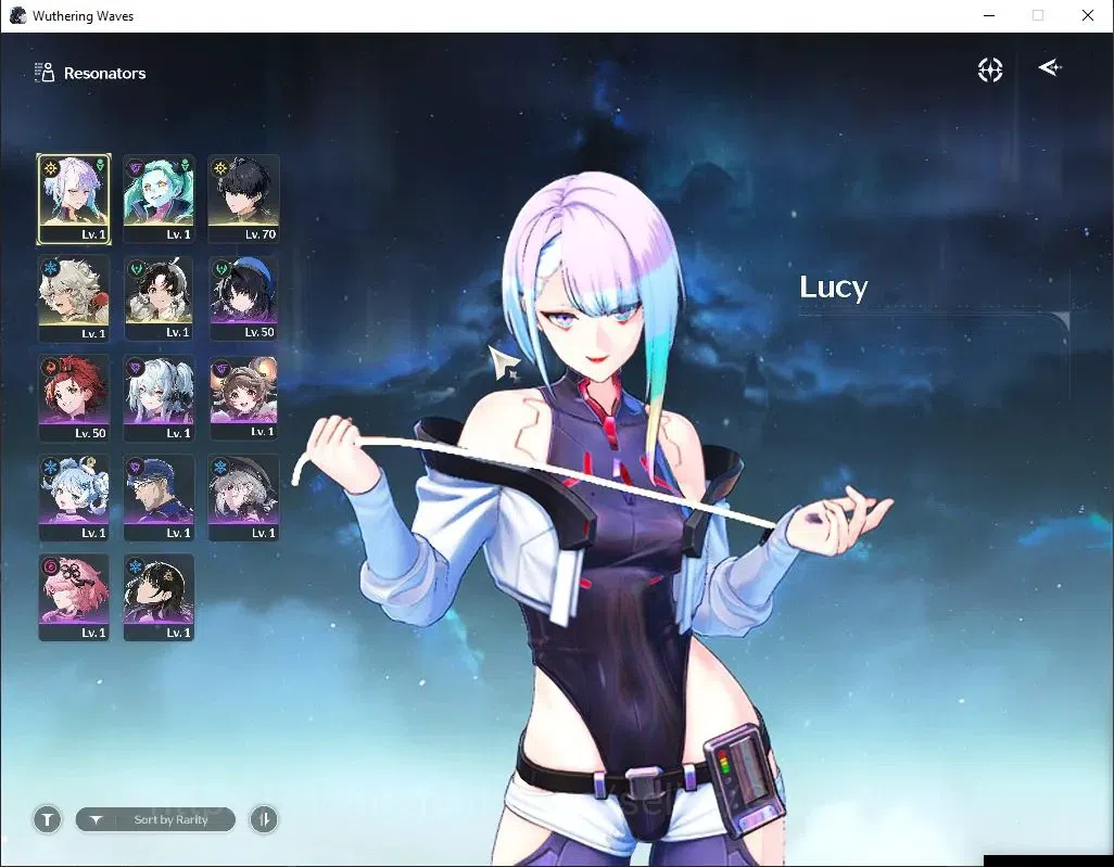 Wuthering Waves Accounts EU |UL 49|2 Limited| Lucy RC 6 + Signature, Rebecc image 2