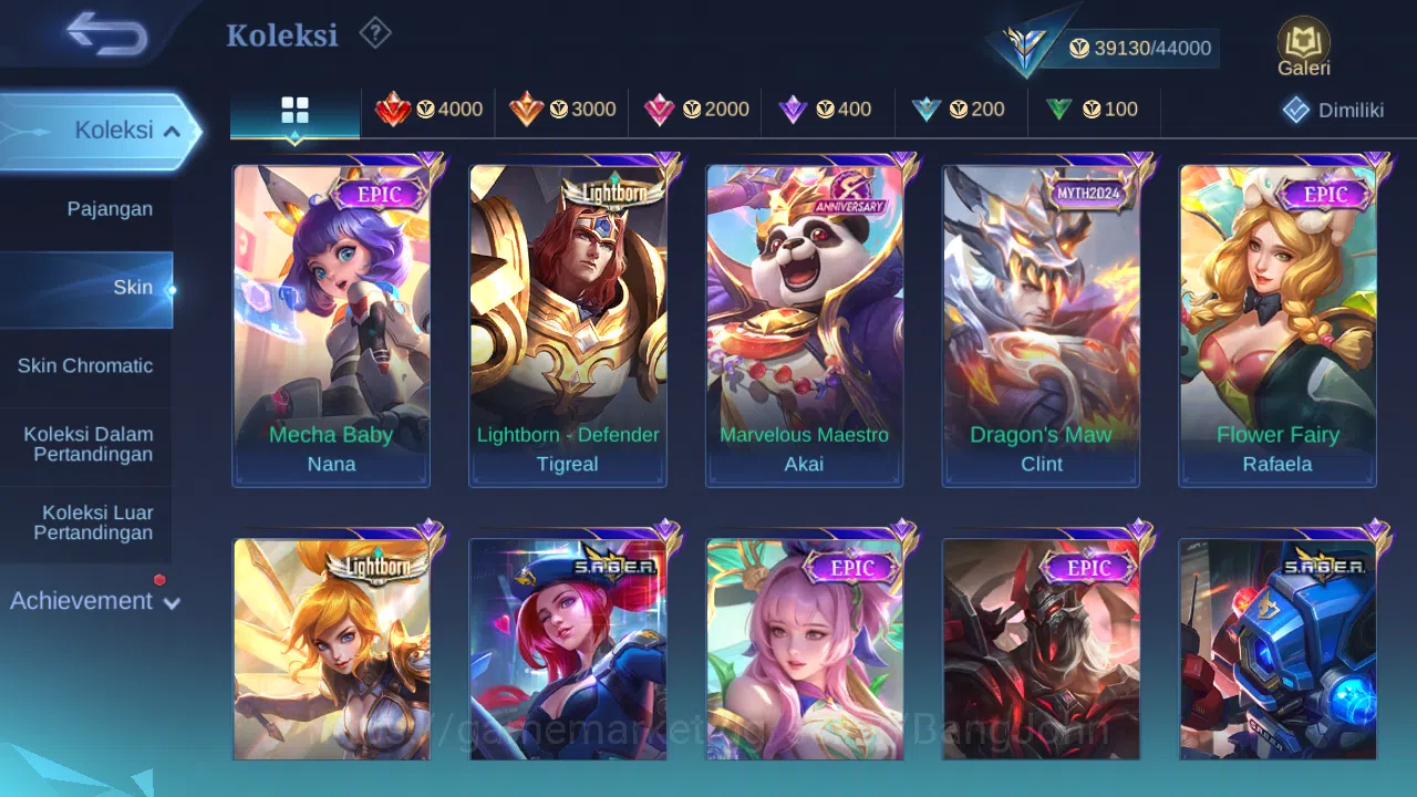 Mobile Legends: Bang Bang Accounts Hero 127 Skin 196 | CC Nata | Lightborn Fanny, Gra image 3