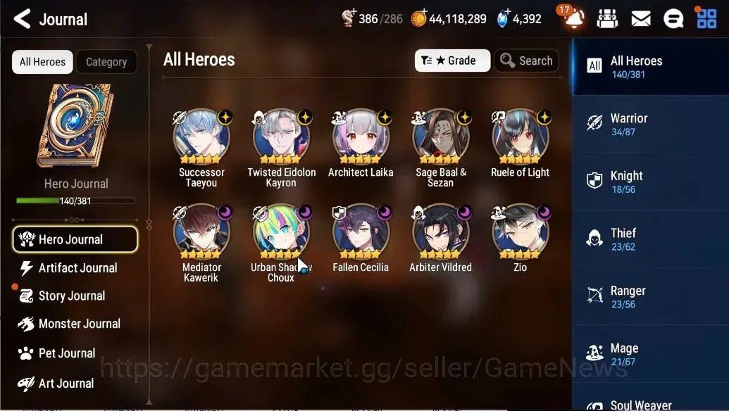 Epic Seven Accounts GLOBAL Unverif|NewEra|10 ML(RRoLight,Zio,US Choux, image 4