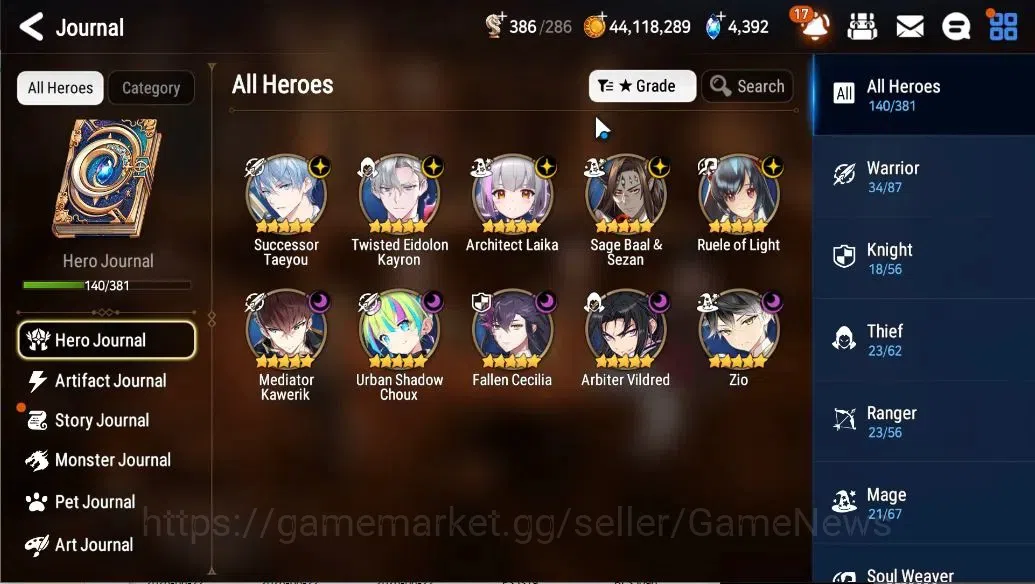 Epic Seven Accounts GLOBAL Unverif|NewEra|10 ML(RRoLight,Zio,US Choux, image 5