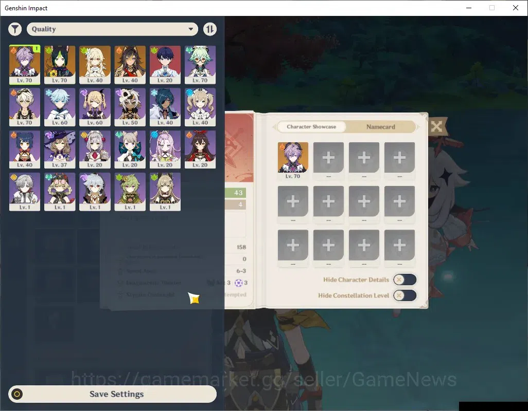 Genshin Impact Accounts ASIA|AR 43|1012 Primogem|1 Limited + 1 (*5Weapon)| image 2
