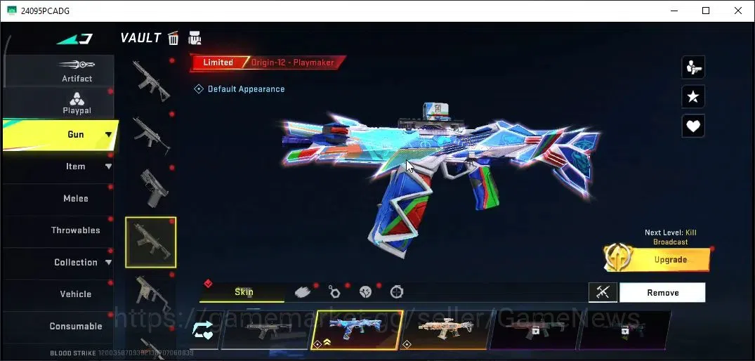 Blood Strike Accounts Collab Skin ASIA|ETERNAL Desert Eagle|Colab Tokyo Reveng[MCX,FN2000]|Ultra Meele [Talon Knife]|Ultra 13