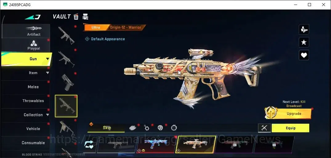 Blood Strike Accounts Collab Skin ASIA|ETERNAL Desert Eagle|Colab Tokyo Reveng[MCX,FN2000]|Ultra Meele [Talon Knife]|Ultra 14