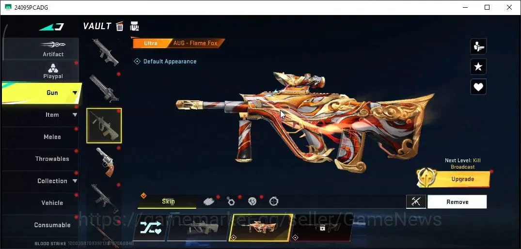 Blood Strike Accounts Collab Skin ASIA|ETERNAL Desert Eagle|Colab Tokyo Reveng[MCX,FN2000]|Ultra Meele [Talon Knife]|Ultra 16