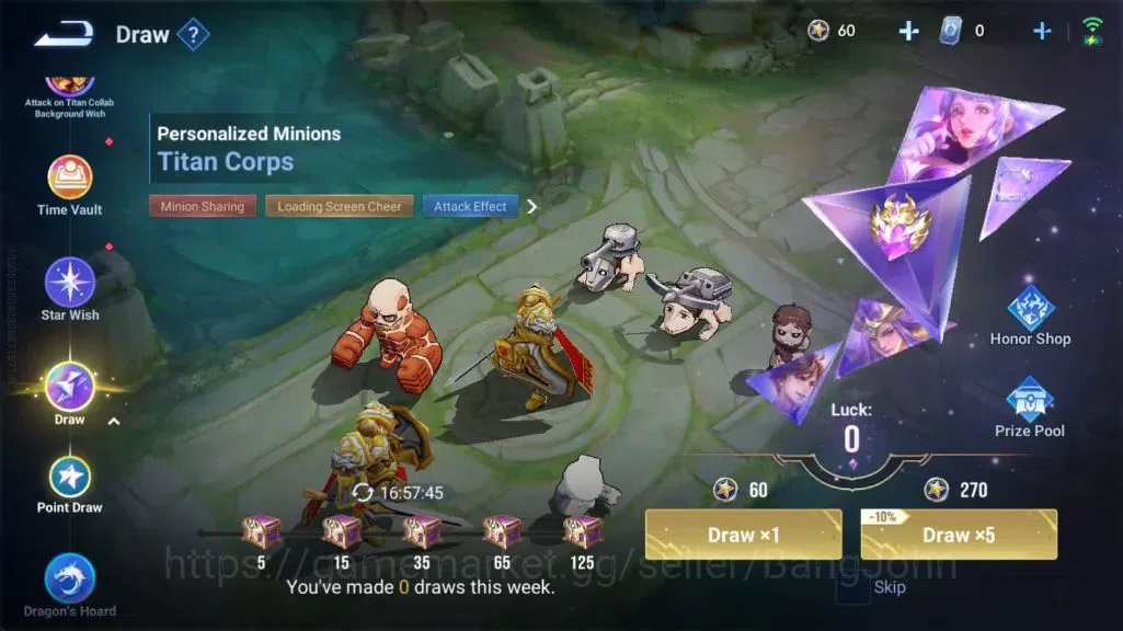 Honor of Kings Accounts Global | 16H 6S |Legend Angela, Rare LianPo, S1 Mu image 10