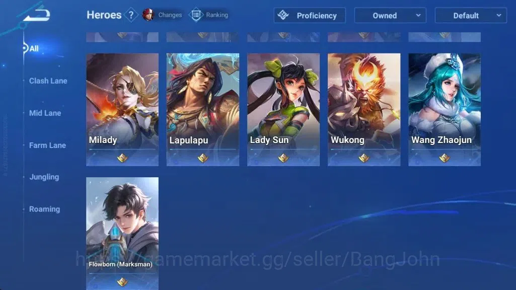 Honor of Kings Accounts Global | 16H 6S |Legend Angela, Rare LianPo, S1 Mu image 13