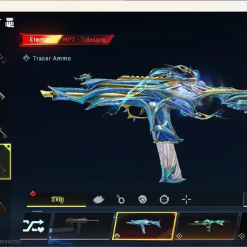 Blood Strike Accounts Collab Skin ASIA | 2 Eternal Guns:MP7-Tidesong,Desert Eagle-Scorpius|5 Collab Gun|3 Collab Striker|6