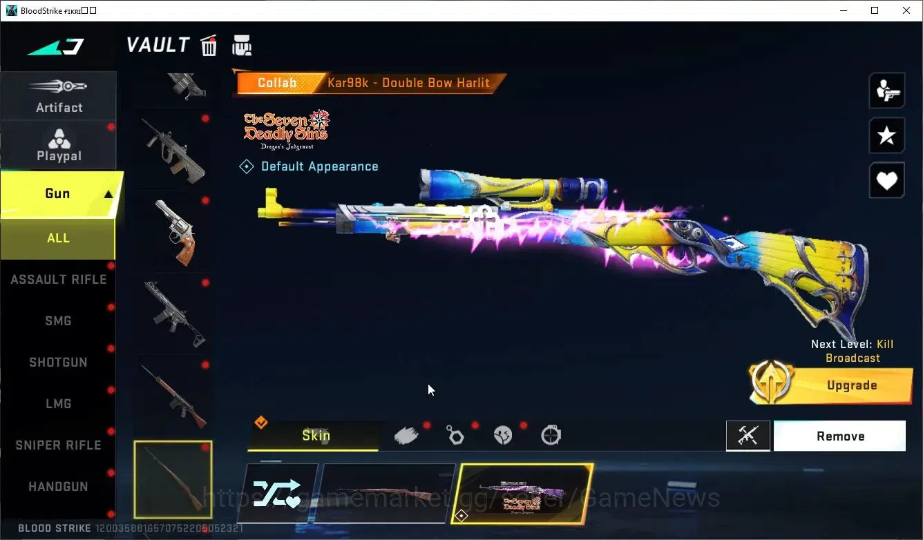 Blood Strike Accounts ASIA|Collab 7DS[AK47-Rhita,Karl98,QBZ95]+9 ULTRA[B image 10