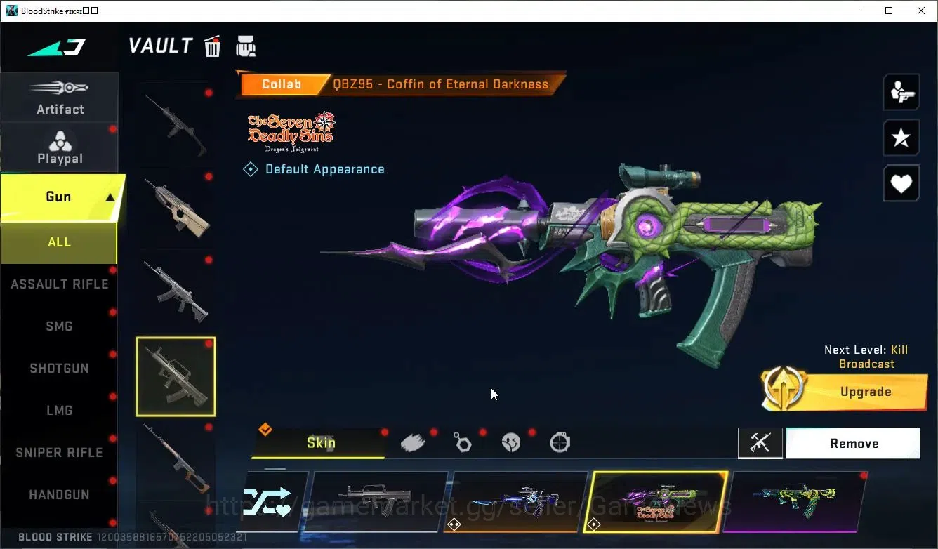 Blood Strike Accounts ASIA|Collab 7DS[AK47-Rhita,Karl98,QBZ95]+9 ULTRA[B image 11
