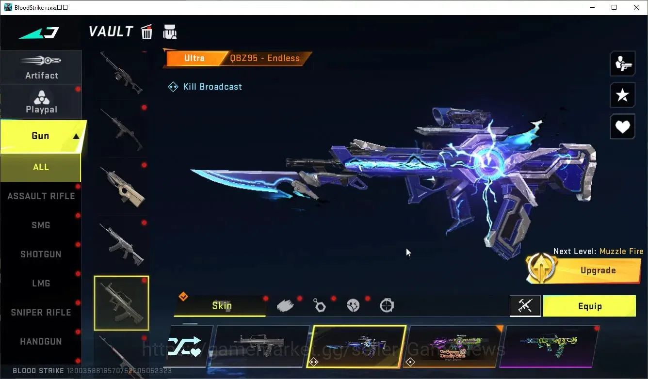 Blood Strike Accounts ASIA|Collab 7DS[AK47-Rhita,Karl98,QBZ95]+9 ULTRA[B image 17