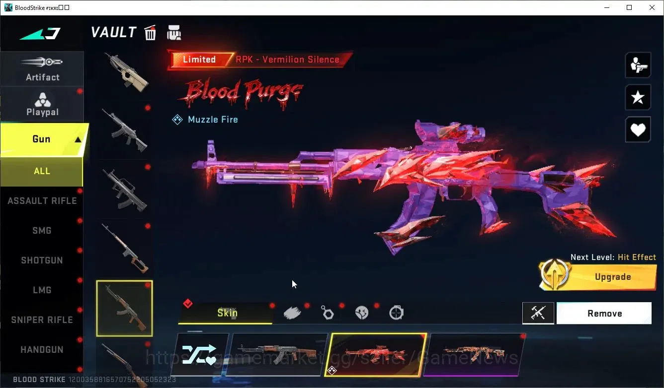 Blood Strike Accounts ASIA|Collab 7DS[AK47-Rhita,Karl98,QBZ95]+9 ULTRA[B image 18