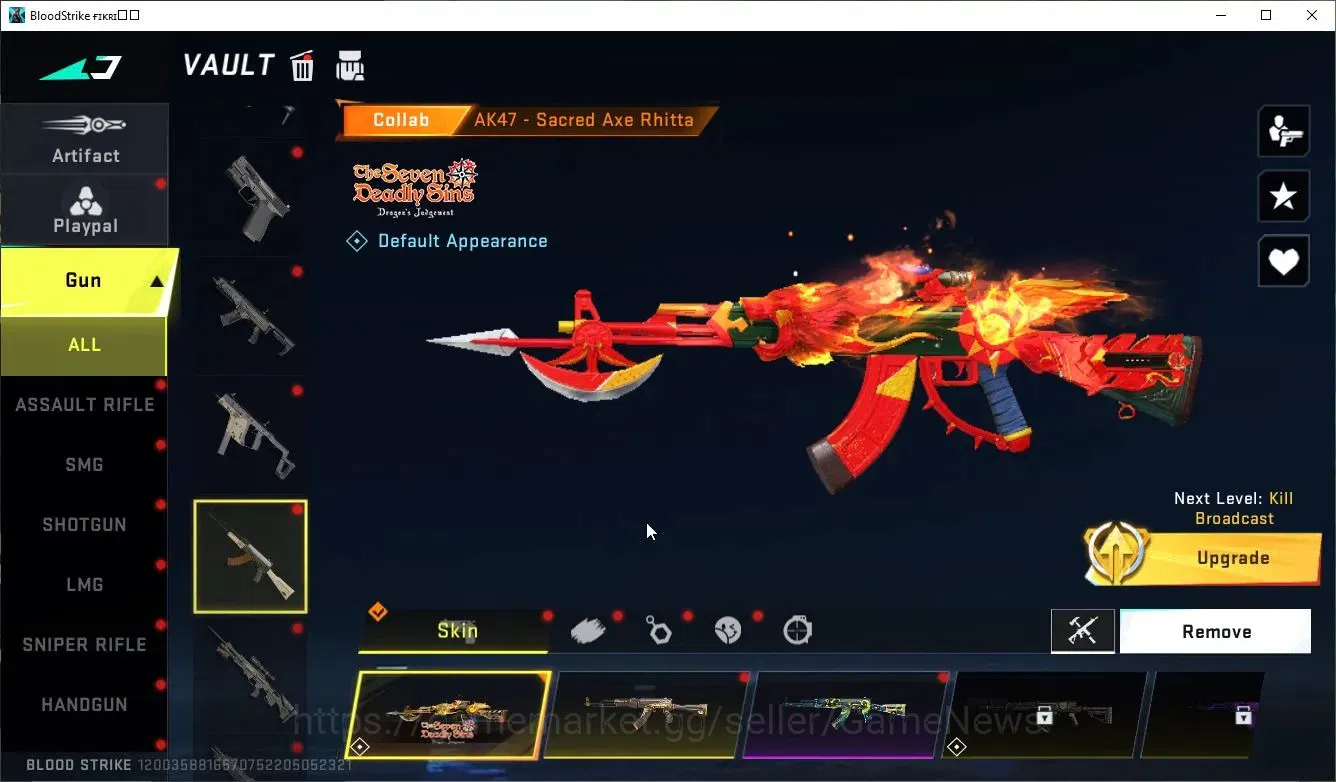 Blood Strike Accounts ASIA|Collab 7DS[AK47-Rhita,Karl98,QBZ95]+9 ULTRA[B image 9