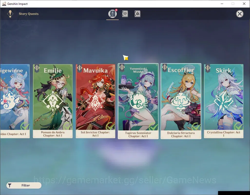 Genshin Impact Accounts Asia|AR 59|PremTeam MavuC1+Sign,Neuvil,Arlec|13Lim image 16