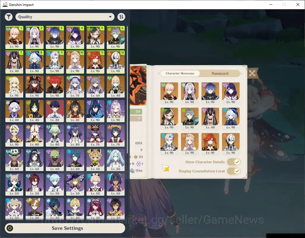 Genshin Impact Accounts Asia|AR 59|PremTeam MavuC1+Sign,Neuvil,Arlec|13Lim image 2