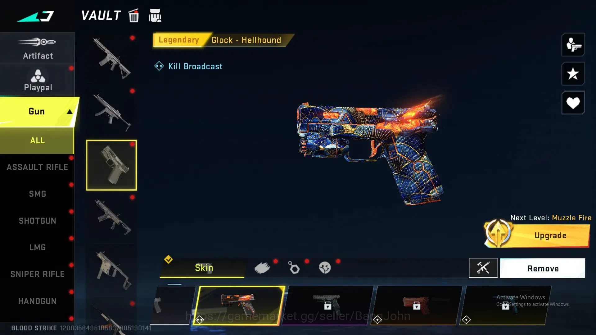 Blood Strike Accounts ASIA | Eternal: Desert Eagle|Collab EVA MCX|3 Lege image 3