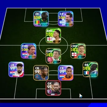 eFootball Accounts Legends & Iconic Players Android|Power 3110|Epic Lilian Thuram,Gerrard,Mark van Bommel,Shevchenko|7 Show