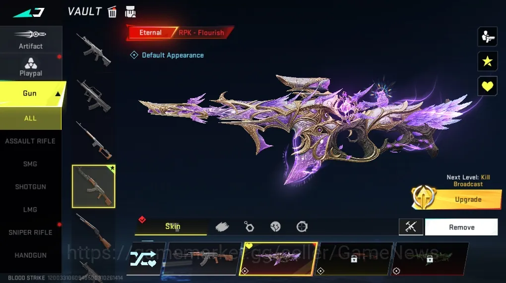 Blood Strike Accounts Starter ASIA | Eternal RPK Flourish | Ultra M82 QuantumShell |Legendary NOVA Rebel Vogue| Fresh 1
