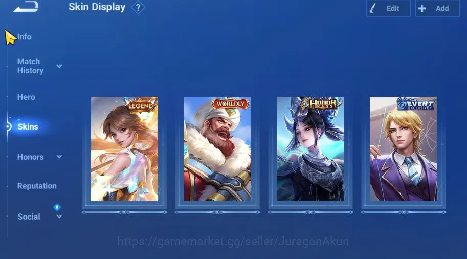 Honor of Kings Accounts Hero 24 Skin 12 |Fresh Starter| Legend Ying + Worl image 6