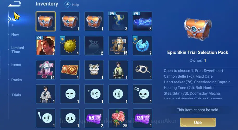 Honor of Kings Accounts Hero 24 Skin 12 |Fresh Starter| Legend Ying + Worl image 7