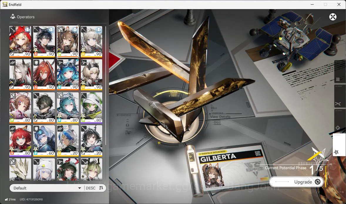 Arknights: Endfield Accounts ASIA|Mid-game Lv 60|3 limit+ 2 sign|Zhuang Fangyi( image 12