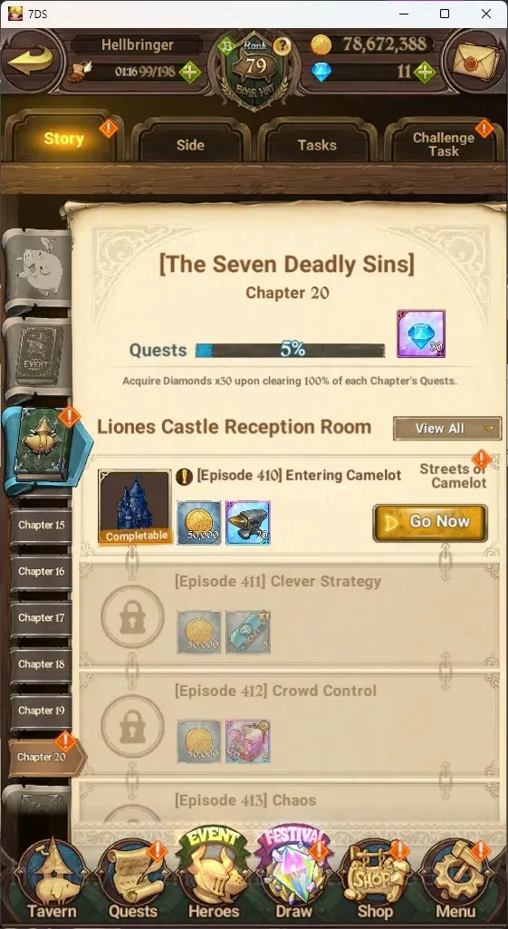 The Seven Deadly Sins: Grand Cross Accounts ASIA|4,1M CC|7 LR 12 UR|NMeli6/6,Cusack,ABan2/6,Li image 15