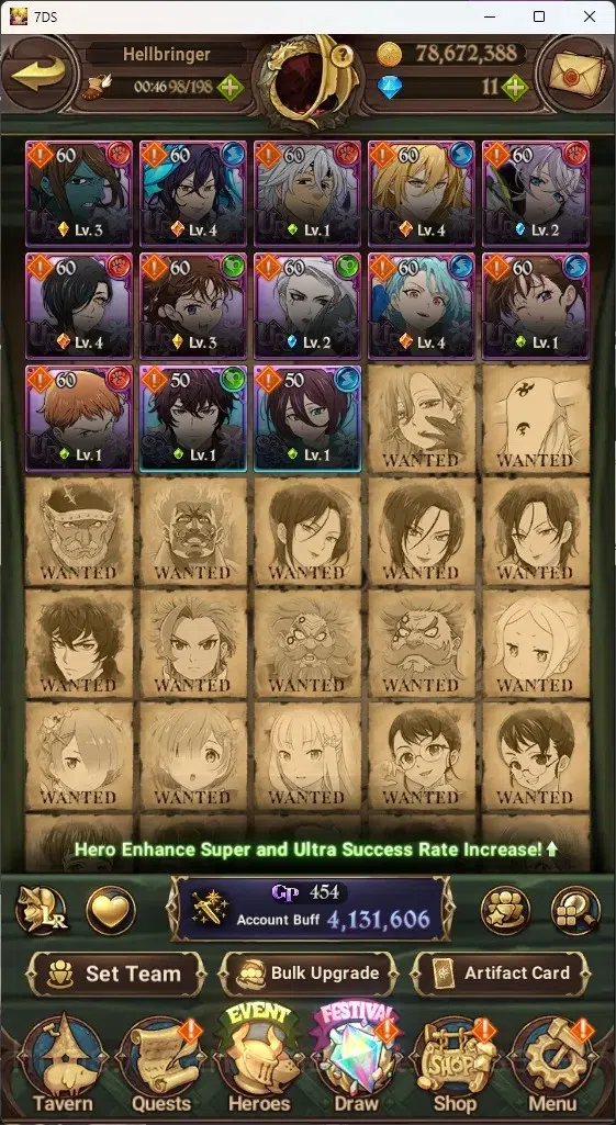 The Seven Deadly Sins: Grand Cross Accounts ASIA|4,1M CC|7 LR 12 UR|NMeli6/6,Cusack,ABan2/6,Li image 9