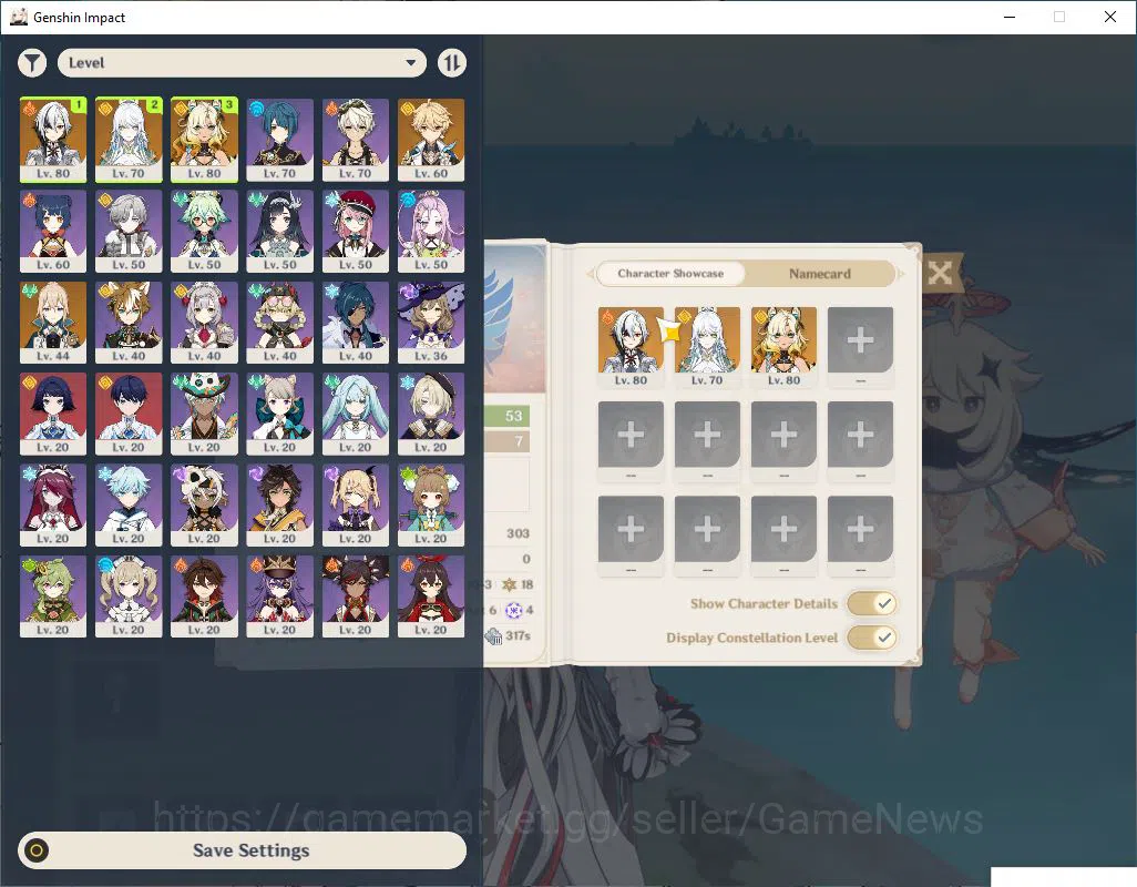 Genshin Impact Accounts ASIA| AR 53 |3 limited +2(*5Weapon)|Zibai,Arlecchi image 2