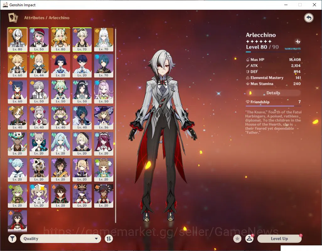 Genshin Impact Accounts ASIA| AR 53 |3 limited +2(*5Weapon)|Zibai,Arlecchi image 3