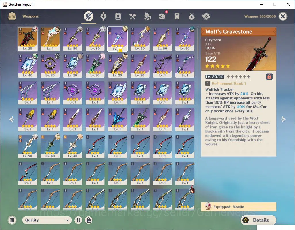 Genshin Impact Accounts ASIA| AR 53 |3 limited +2(*5Weapon)|Zibai,Arlecchi image 4