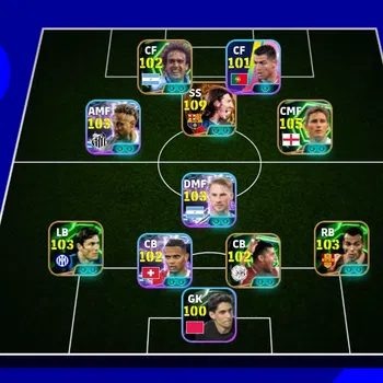 eFootball Accounts Meta Player EFOOTBALL 2026 | BIG TIME MESSI, G BATISTUTA, NEYMAR JR, LAMPARD, CAFU, POWER 3180, CHEAPEST