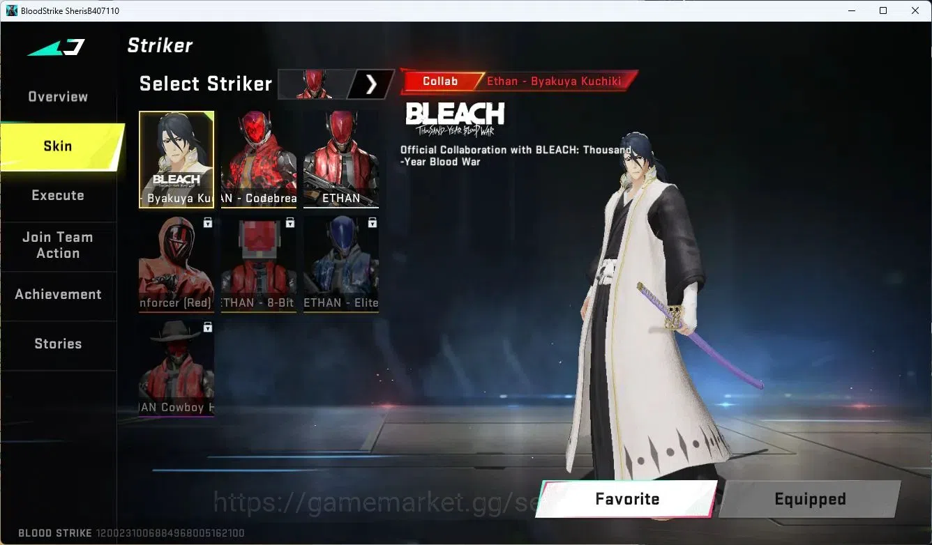Blood Strike Accounts ASIA| ETERNAL ZERO-Odashadow, Voucher | BLEACH Eth image 3