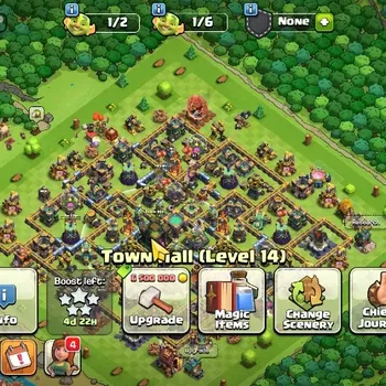 Clash of Clans Accounts High-End LV 169|TH 14-BH 8|HH 8|Limited Skin|BK 59,AQ 61,GW 27,MP 28,RC 25|BM 6,BC 15|CN OFF|Protect