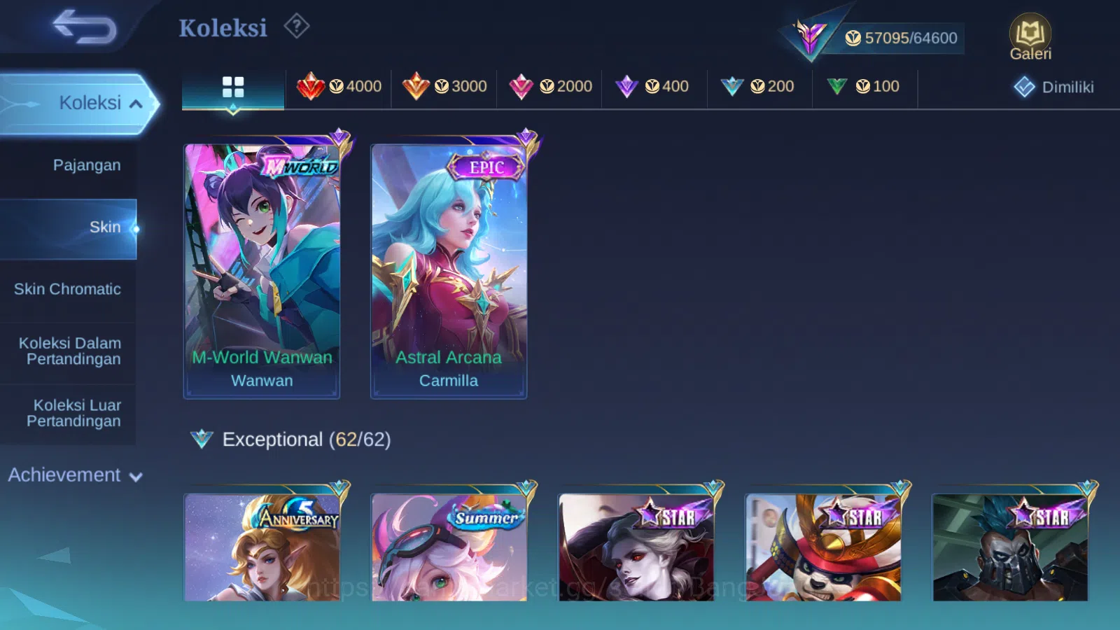 Mobile Legends: Bang Bang Accounts Hero 131 Skin 273 | Legend Franco | Annual Angela image 8