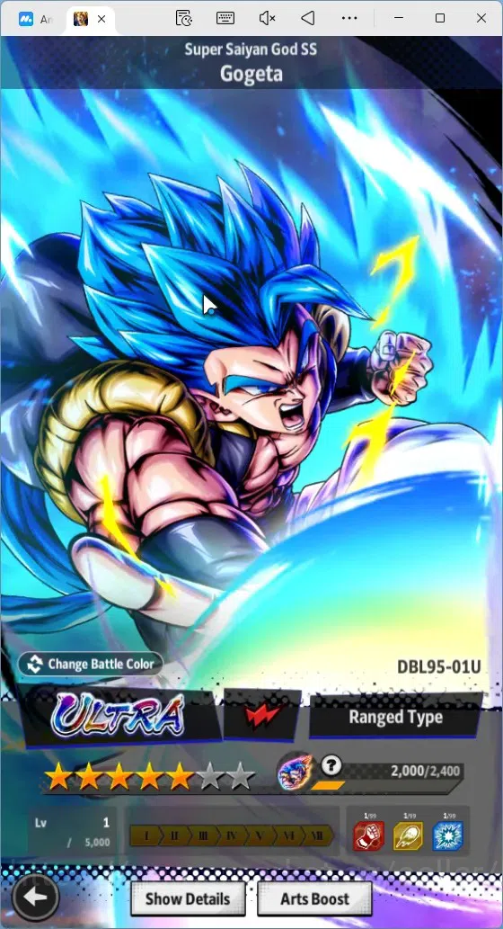 Dragon Ball Legends Accounts Global | Lvl 154|5.1M Total Power|17K CC|2 UL|UL S image 10