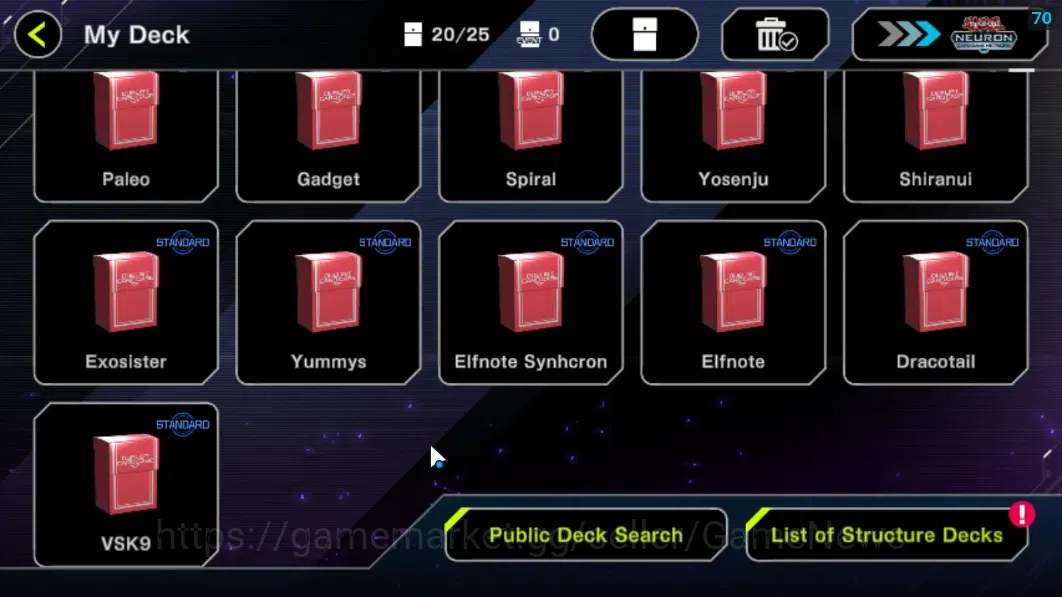 Yu-Gi-Oh! Master Duel Accounts Android|Lv24|20 Deck|VSK9,Elfnote,Yummys,Dracotail image 3