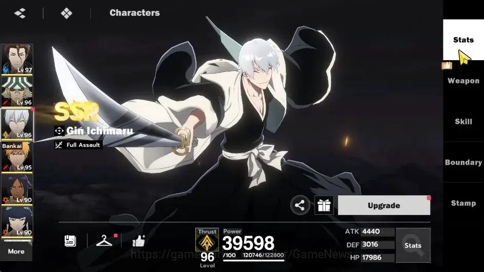 BLEACH: Soul Resonance Accounts NuverseSEA|LV 73|14 SSR [AizenB1,SoiFonB1,Gin,Ichi image 11