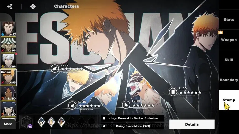 BLEACH: Soul Resonance Accounts NuverseSEA|LV 73|14 SSR [AizenB1,SoiFonB1,Gin,Ichi image 16
