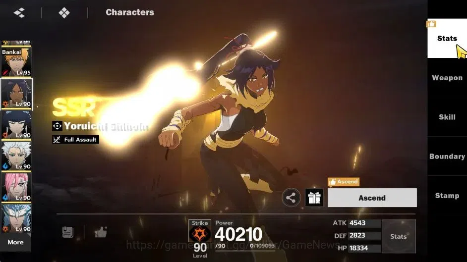 BLEACH: Soul Resonance Accounts NuverseSEA|LV 73|14 SSR [AizenB1,SoiFonB1,Gin,Ichi image 17