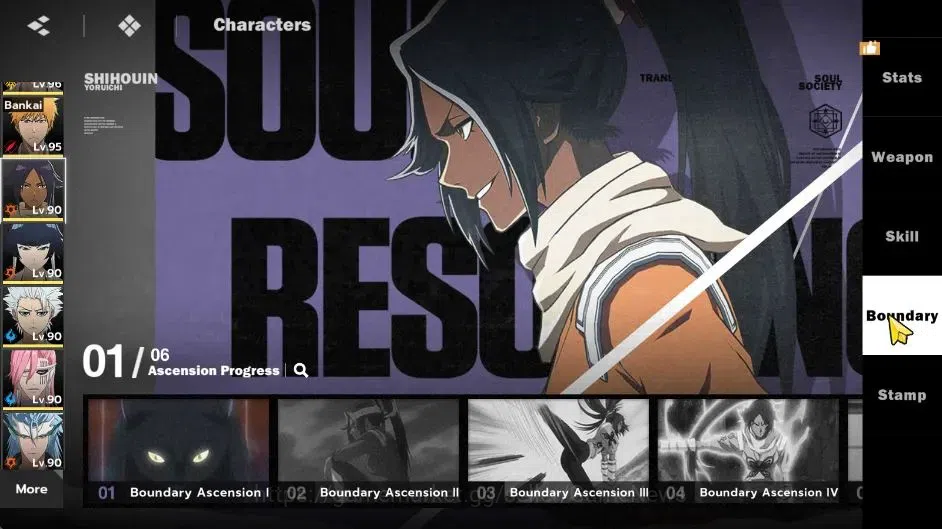 BLEACH: Soul Resonance Accounts NuverseSEA|LV 73|14 SSR [AizenB1,SoiFonB1,Gin,Ichi image 19