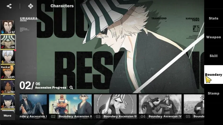 BLEACH: Soul Resonance Accounts NuverseSEA|LV 73|14 SSR [AizenB1,SoiFonB1,Gin,Ichi image 9