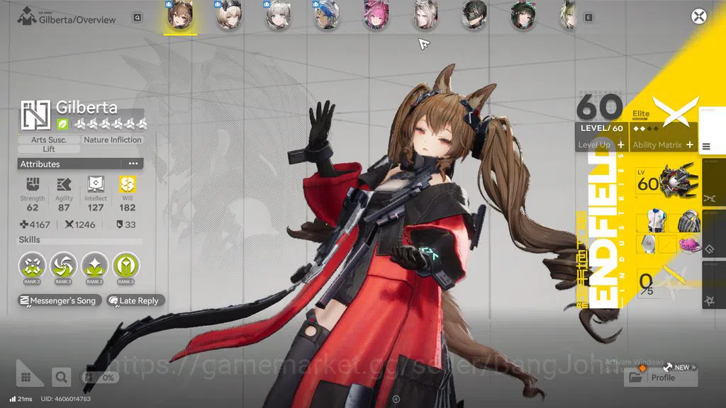 Arknights: Endfield Accounts ASIA|3LIMIT+1Sign|Gilberta Sign,Yvonne,Fangyi,Pogr image 9
