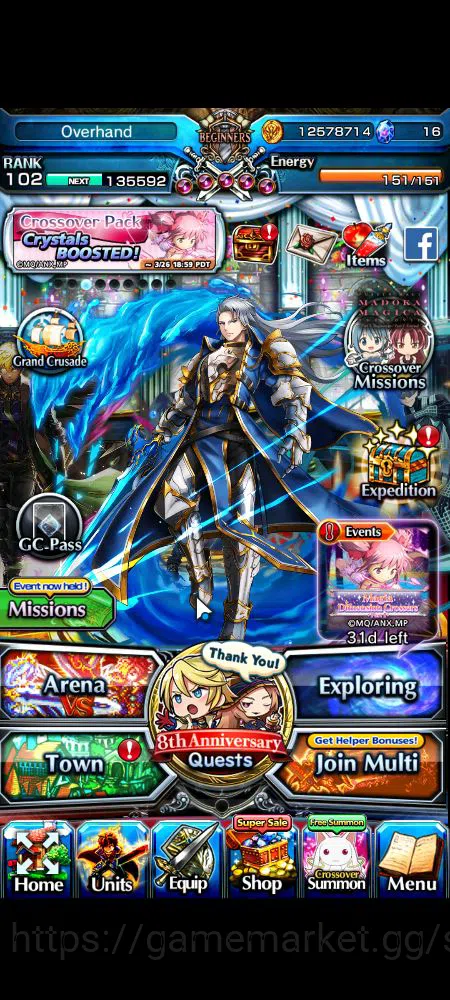 Global|Rank 102|20 Ascend|InumutaTW,Roy,Summer (MiyuTW,SakuraTW),EmiyaTW,ChloeTW,Fen,Kirisame,etc|Lpot 30|Check SS (GS1979) Grand Summoners Mid-Game Global|Rank 102|20 Ascend|InumutaTW,Roy,Summer (Mi image 1