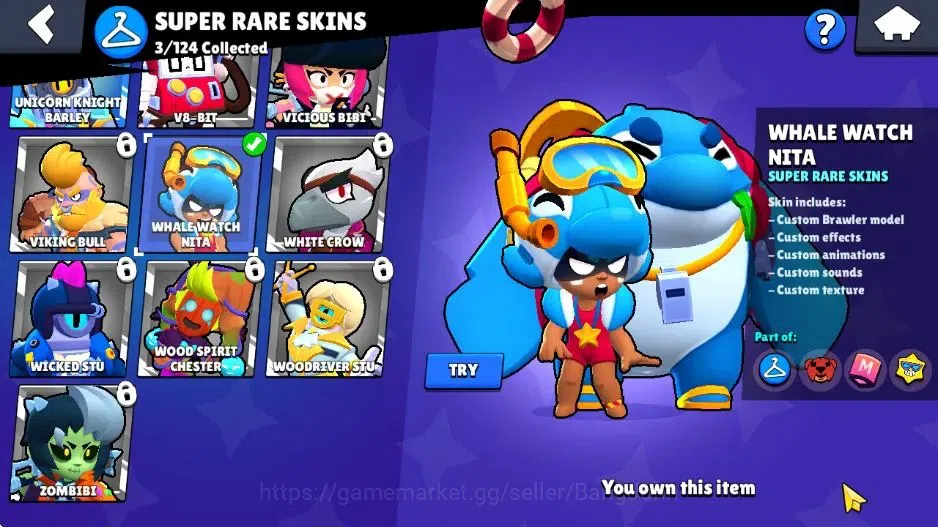 Brawl Stars Accounts Android | 1027 Thropy|13 Brawler|100 Bling|40 Gems image 2