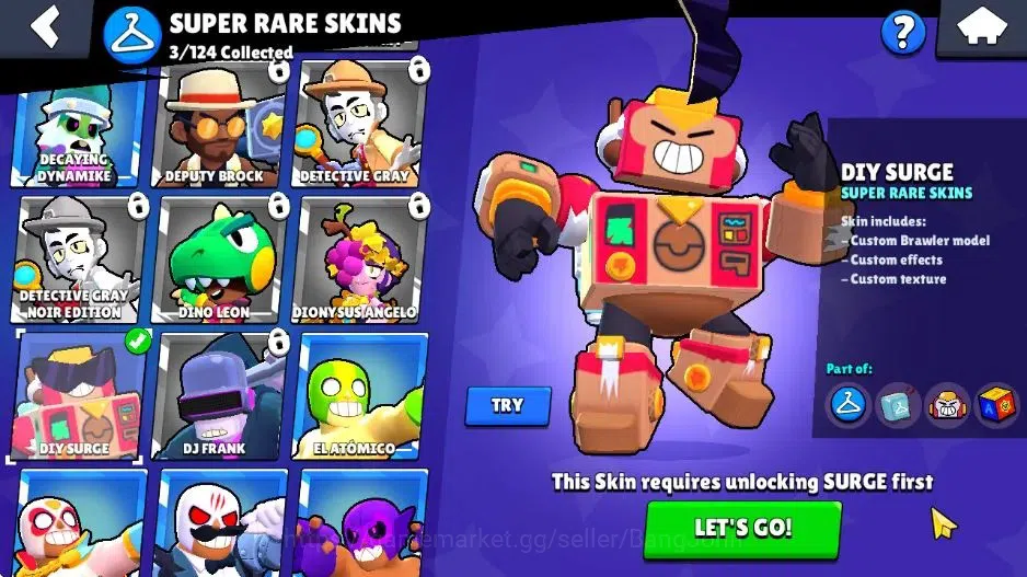 Brawl Stars Accounts Android | 1027 Thropy|13 Brawler|100 Bling|40 Gems image 4