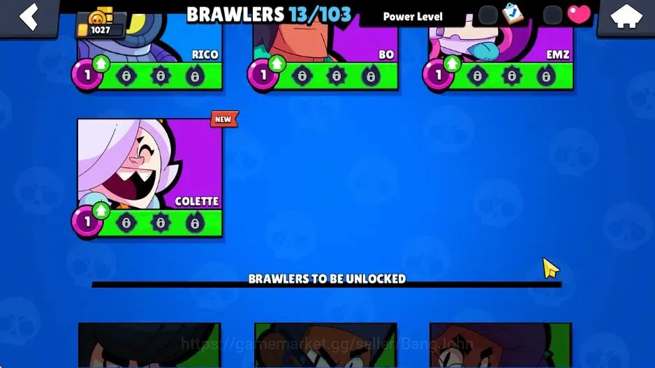 Brawl Stars Accounts Android | 1027 Thropy|13 Brawler|100 Bling|40 Gems image 5