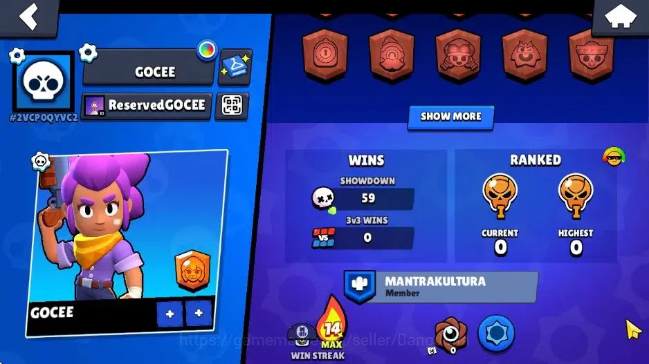 Brawl Stars Accounts Android | 1027 Thropy|13 Brawler|100 Bling|40 Gems image 8