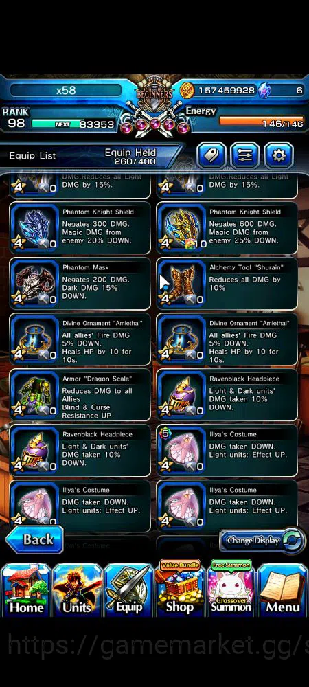Grand Summoners Accounts Global|Rank 98|18 Ascend|EmiyaTW,Summer (MiyuTW,Lu image 14