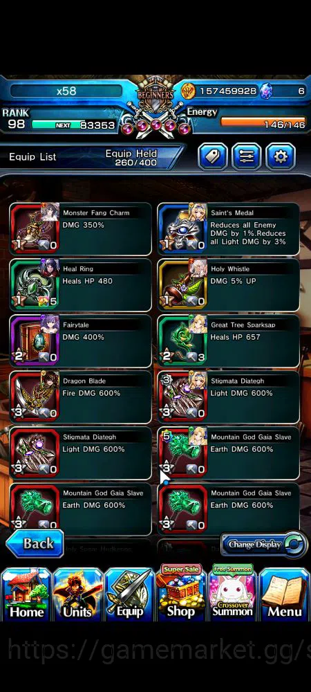 Grand Summoners Accounts Global|Rank 98|18 Ascend|EmiyaTW,Summer (MiyuTW,Lu image 6